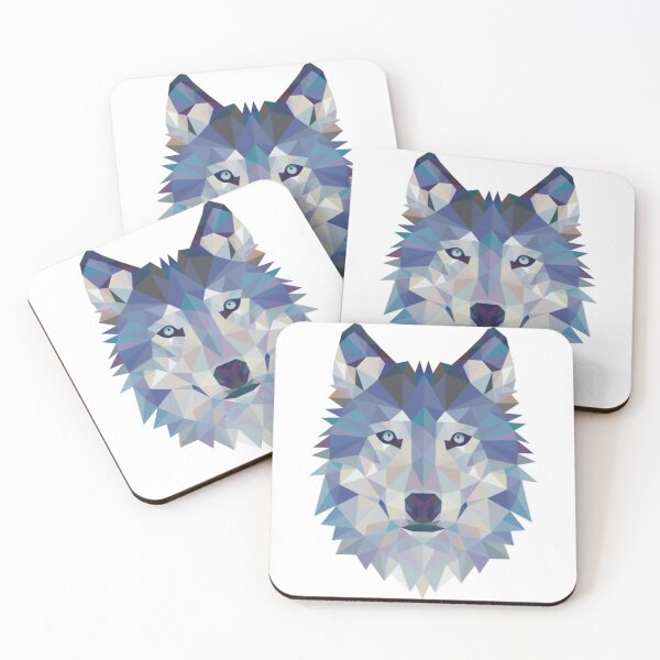 Item preview, Geometric wolf  designed and sold by kucherove.