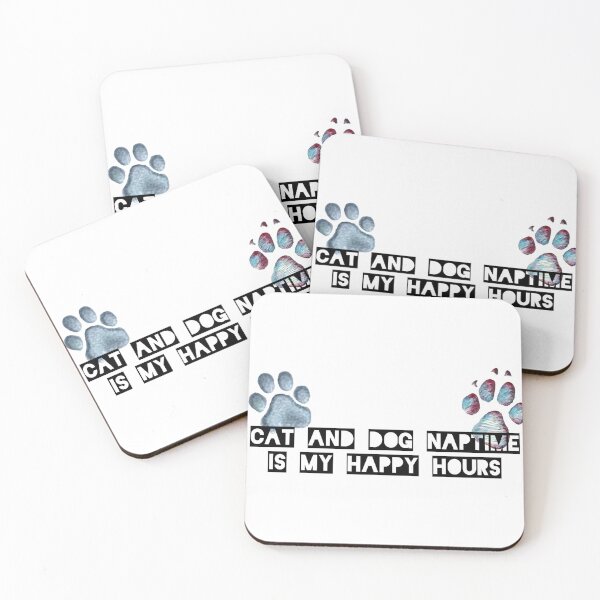 Item preview, cat and dog naptime is my happy hour designed and sold by DanaIrik.