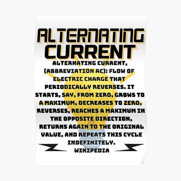 alternating-current-poster-for-sale-by-ansinh296-redbubble