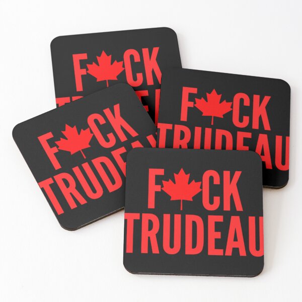 Item preview, F ck Trudeau (red maple leaf)   Classic . designed and sold by hrnansrexach.