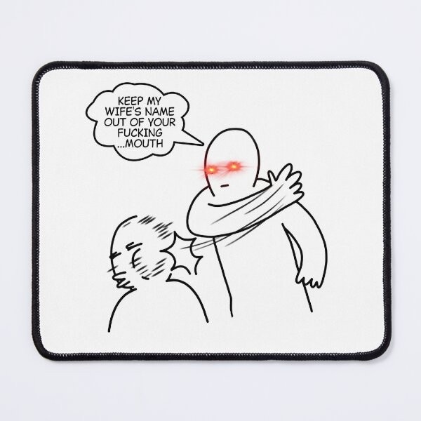 Item preview, Meme Keep My Wife's Name Out Of Your F*cking Mouth Will Smith Slap Meme designed and sold by NesArt.