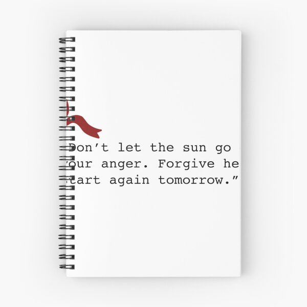 Item preview, Don't let the sun go down on your anger - Marmee, quote designed and sold by YoursTheFairy.