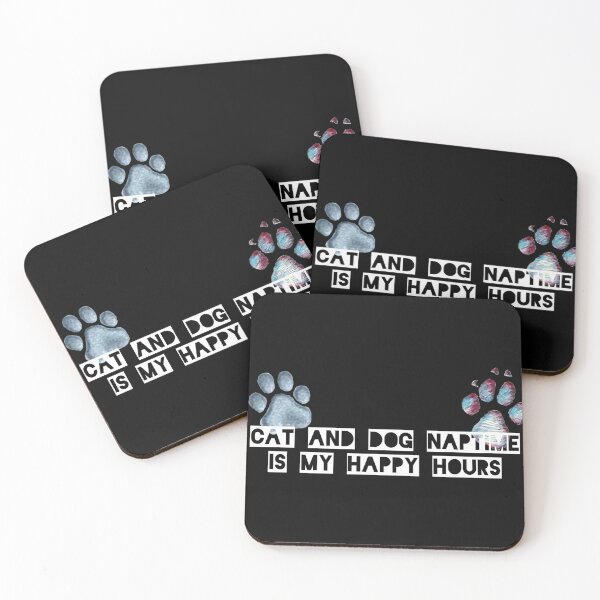 Item preview, Cat And Dog Naptime Is My Happy Hour designed and sold by DanaIrik.