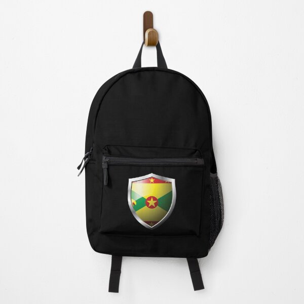 Item preview, Strong Grenada Flag Shield Country designed and sold by HelloFromAja.