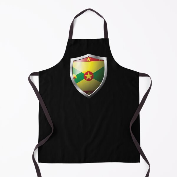 Item preview, Strong Grenada Flag Shield Country designed and sold by HelloFromAja.