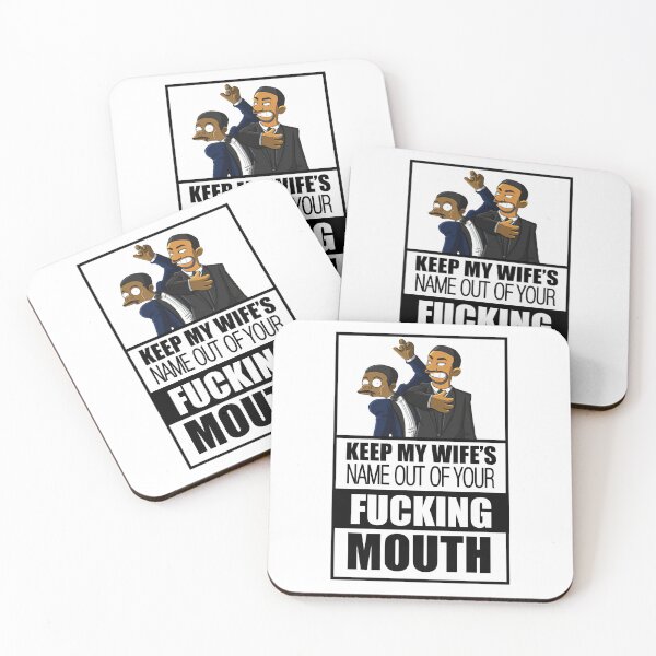 Item preview, Meme Keep My Wife's Name Out Of Your F*cking Mouth Will Smith Slap Meme designed and sold by NesArt.