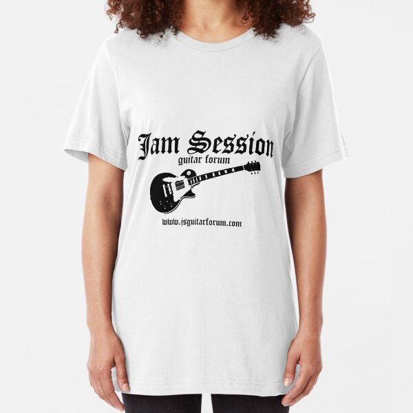 Jam Session Guitar 3 TShirt by Scot Kroeker Slim Fit T-Shirt