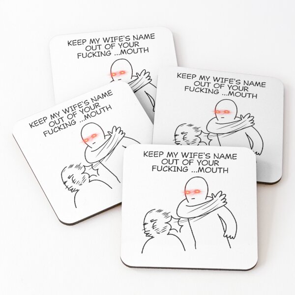 Item preview, Meme Keep My Wife's Name Out Of Your F*cking Mouth Will Smith Slap Meme designed and sold by NesArt.
