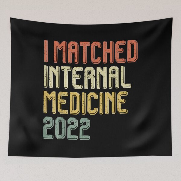 Item preview, I Matched Internal Medicine 2022 Residency Retro  designed and sold by terrycar.