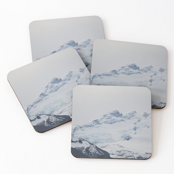 Item preview, Icy Mountain Peaks in Bariloche, Argentina | Winter Travel Photography | Art Print designed and sold by julidescole.