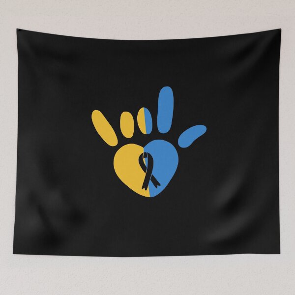 Item preview, ASL Love Sign American Sign Language nonverbal Down Syndome Awareness Heart designed and sold by JokeGysen.