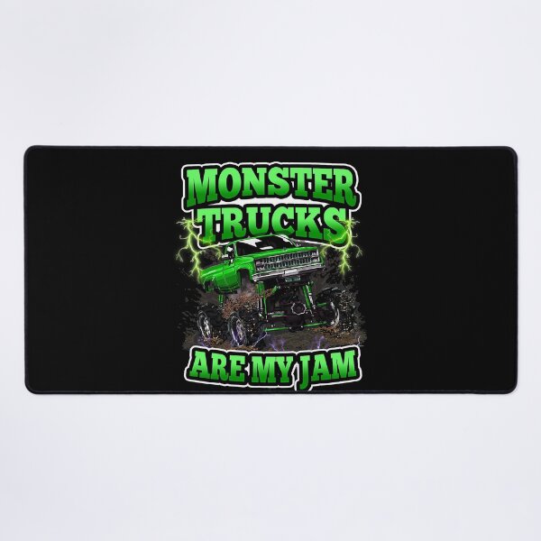 Item preview, Cool Awesome Monster Trucks Are My Jam Monster Truck Party designed and sold by rileyamiy.