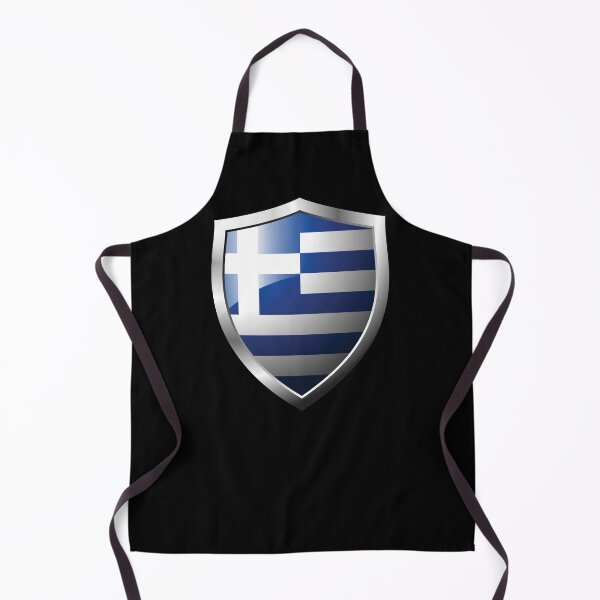 Item preview, Strong Greece Flag Shield Country designed and sold by HelloFromAja.