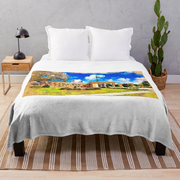 Item preview, Pasadena Police Department building - digital painting designed and sold by NickoPrints.