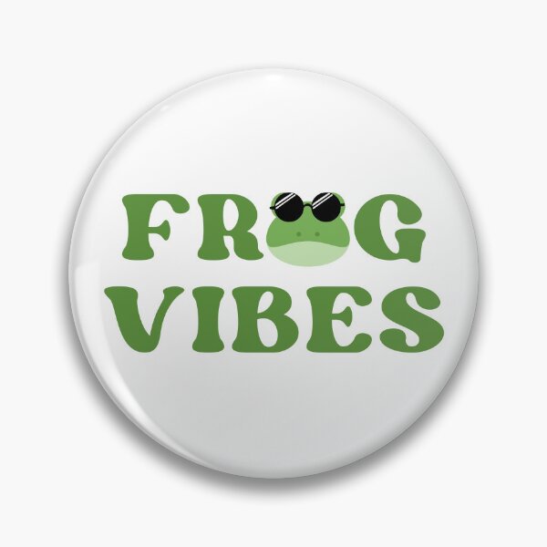 Artikelvorschau, Retro Frog Vibes Frog Ästhetischer cooler Frosch entworfen und verkauft von CaitU.
