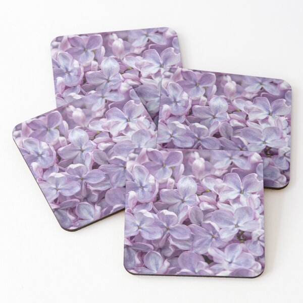 Item preview, Marco image of mauve lilac blossoms  designed and sold by Rod Raglin.