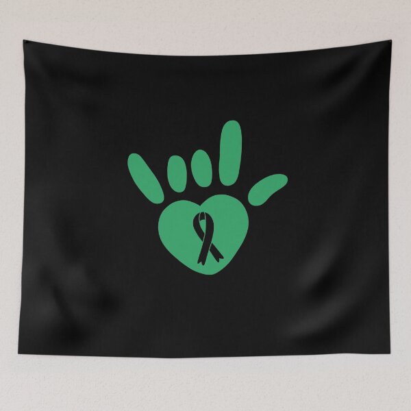 Item preview, ASL Love Sign American Sign Language cerebral palsy Awareness Heart designed and sold by JokeGysen.