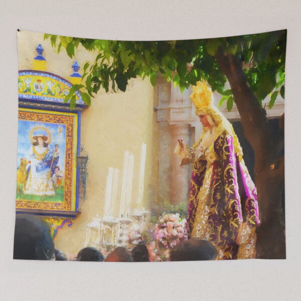 Item preview, Seville, Esperanza de Triana designed and sold by AM FineArtPrints.