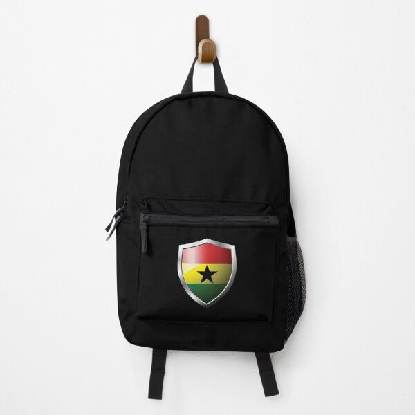 Item preview, Strong Ghana Flag Shield Country designed and sold by HelloFromAja.