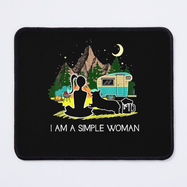 Item preview, Vintage Retro I Am A Simple Woman Are Camping With Corgi Dogs Gifts Best Men designed and sold by MeganeKessler.