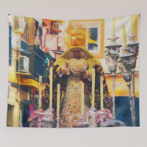 Item preview, Seville, Esperanza de Triana designed and sold by AM FineArtPrints.