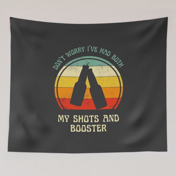 Item preview, Don't worry I've had both my shots and booster - vintage retro design designed and sold by rmpk101.