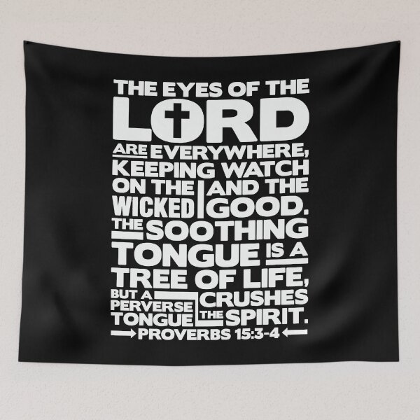 Item preview, Proverbs 15:3-4 The Eyes Of The Lord designed and sold by plushism.