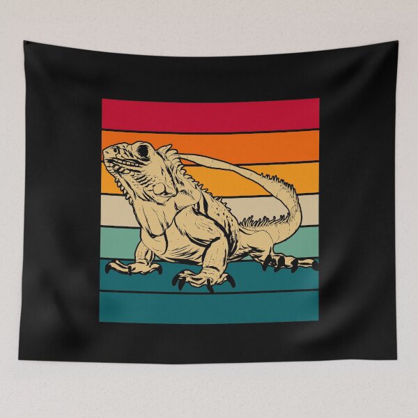 Item preview, Pet Reptile Lover Lizard Owner Retro Iguana  designed and sold by bestshirtdesign.