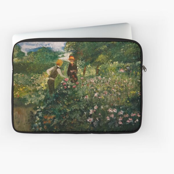 Picking Flowers (after Renoir) Laptop Sleeve