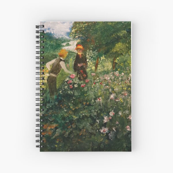 Picking Flowers (after Renoir) Spiral Notebook
