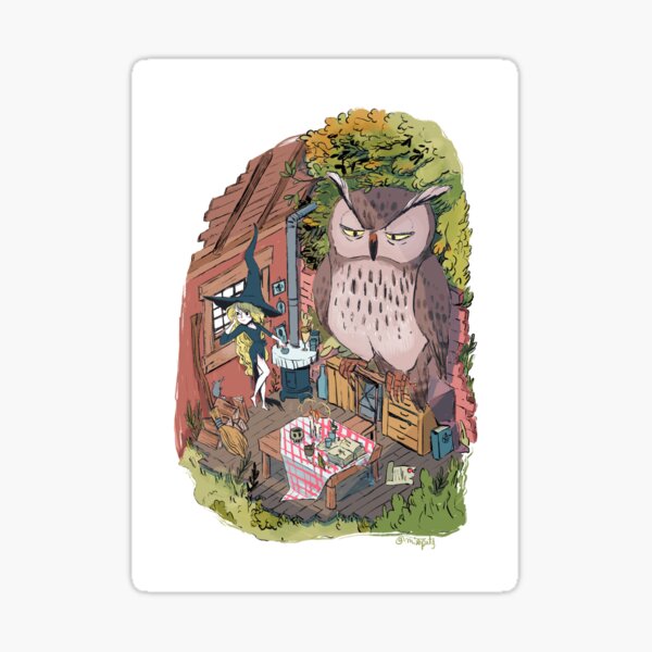 Wild Wild Witch : Hibou Sticker
