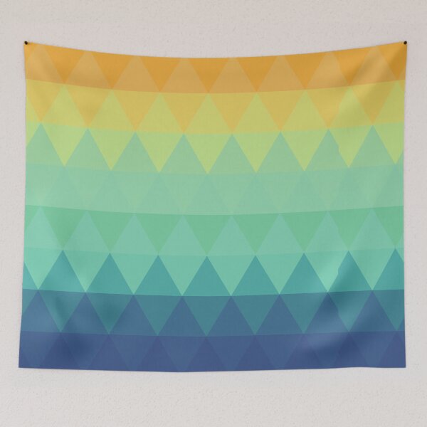Item preview, Abstract Multicolor Triangular Pattern - Rainbow Abstract Pattern designed and sold by AppareIIndustry.