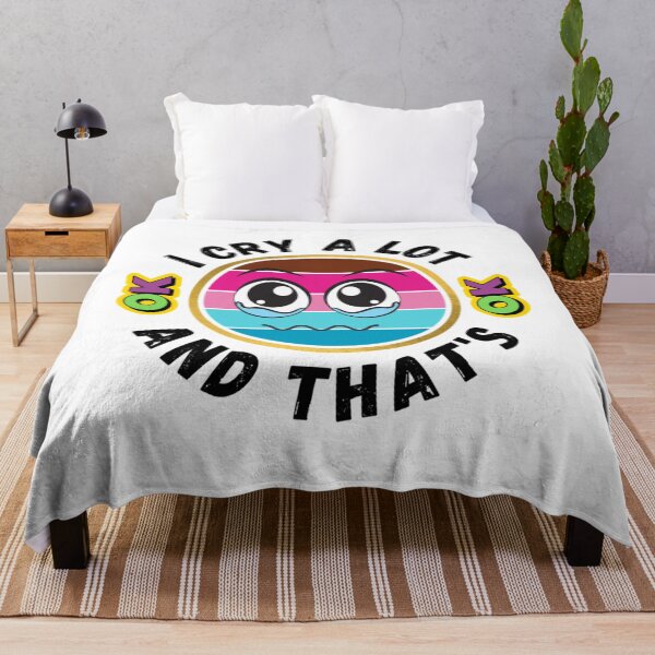 Item preview, I Cry A Lot And That_s OK - Funny Crying Memes Funny Crying Quote designed and sold by StyleRazor.