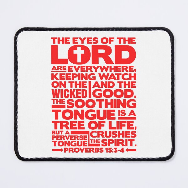Item preview, Proverbs 15:3-4 The Eyes Of The Lord designed and sold by plushism.