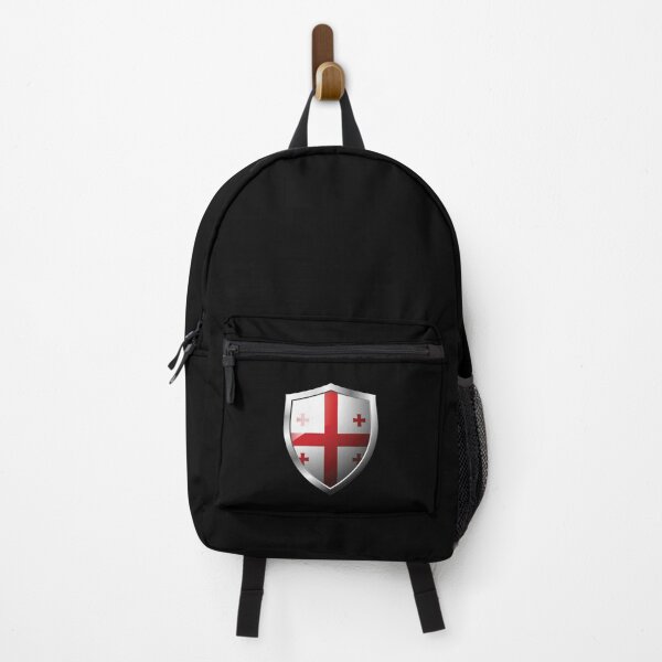 Item preview, Strong Georgia Flag Shield Country designed and sold by HelloFromAja.