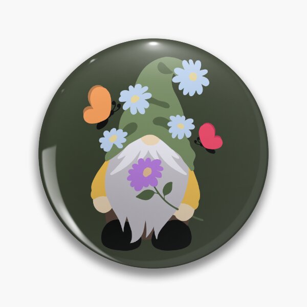 Item preview, Spring Gnome | Butterflies | Spring Season | Spring Flowers designed and sold by Digital-Thought.