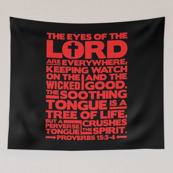 Item preview, Proverbs 15:3-4 The Eyes Of The Lord designed and sold by plushism.