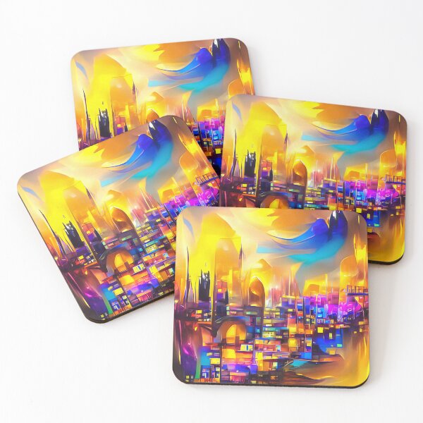 Item preview, City Lights 04 Futuristic Metropolis designed and sold by mhfoto.