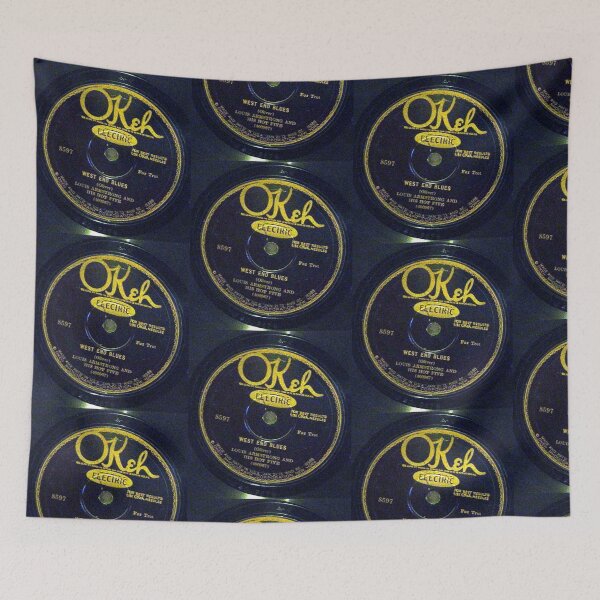 Item preview, West End Blues - Louis Armstrong & His Hot Five, 1928 Okeh  78 label  designed and sold by Vintaged.