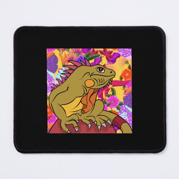 Item preview, Colorful Plants Tropical Reptile Lizard Lover Pet Iguana  designed and sold by bestshirtdesign.