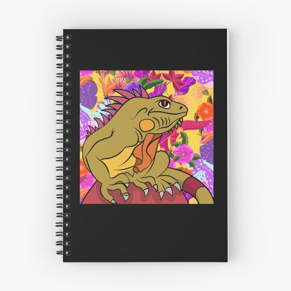 Item preview, Colorful Plants Tropical Reptile Lizard Lover Pet Iguana  designed and sold by bestshirtdesign.
