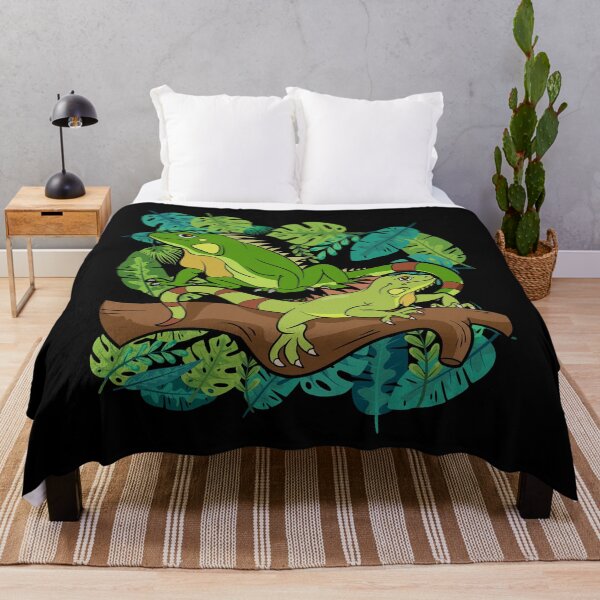 Item preview, Tropical Leaves Pet Lizard Owner Reptile Lover Exotic Iguana designed and sold by bestshirtdesign.