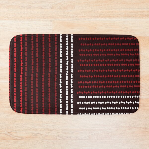 Item preview, Organic Scarlet Red Dot Pattern designed and sold by BossyCatHome.