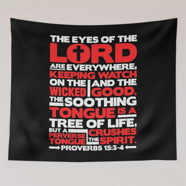 Item preview, Proverbs 15:3-4 The Eyes Of The Lord designed and sold by plushism.