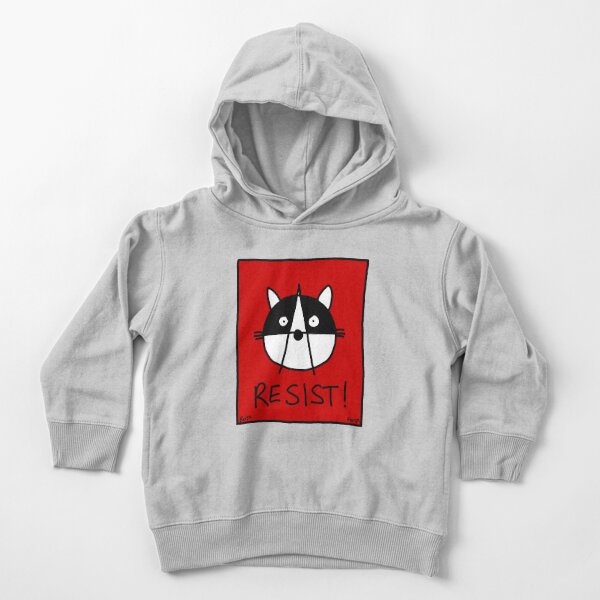 Resist! With the Raccoons of the Resistance Toddler Pullover Hoodie