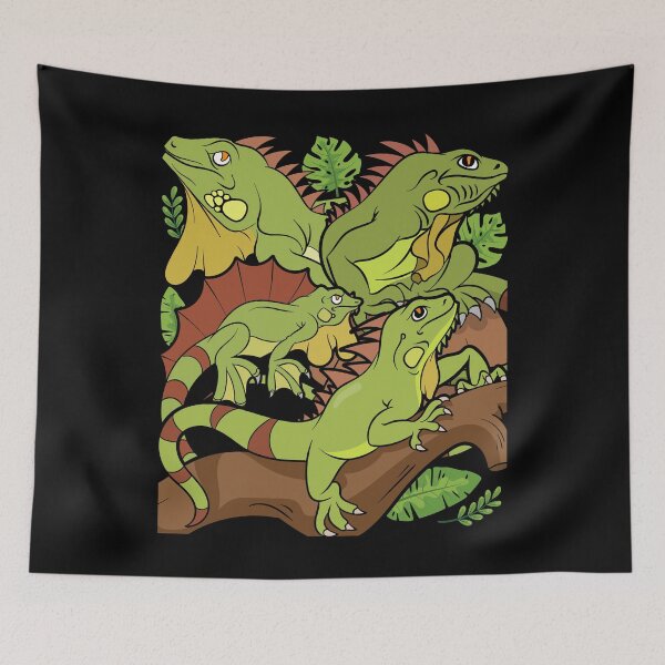 Item preview, Exotic Plants Reptile Lover Lizard Owner Tropical Iguana  designed and sold by bestshirtdesign.