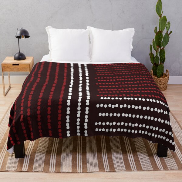 Item preview, Organic Scarlet Red Dot Pattern designed and sold by BossyCatHome.