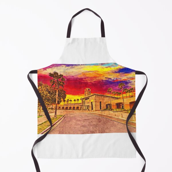 Item preview, McAllen Convention Center at sunset - digital painting designed and sold by NickoPrints.