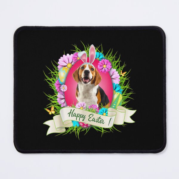 Item preview, Happy Easter Beagle Wearing Bunny Ear Eggs Cool designed and sold by terrycar.