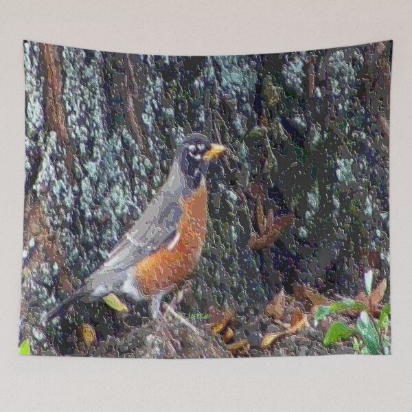 Item preview, Camouflaged Robin designed and sold by kristalcurt.